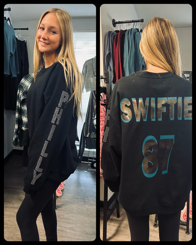 Custom Bling Swiftie Sweatshirt