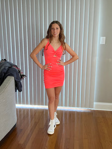 Katie J Jr. Amelia Dress- Hot Pink