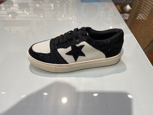 Crystal Star Sneaker Black/White