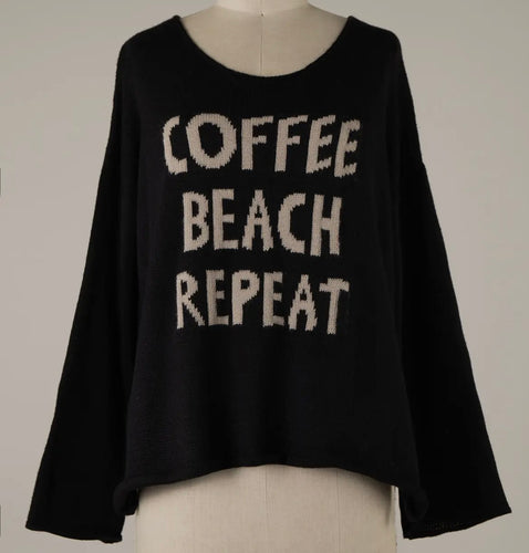 Coffee Beach Sweater Black