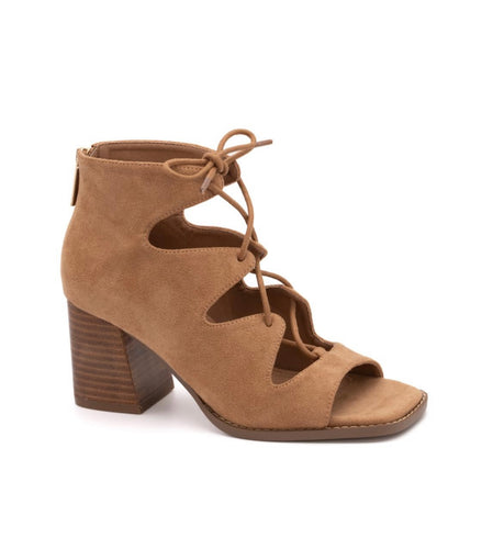 Alessandra Faux Suede Camel