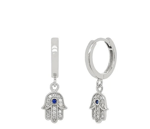 Hamsa Earrings