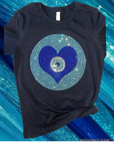 Bling Evil Eye Tee