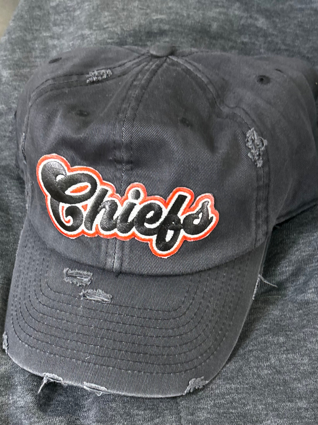 Chiefs Distressed Hat